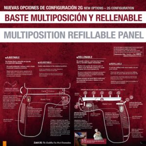 PANNEAUX MULTI-POSITIONS RECHARGEABLES