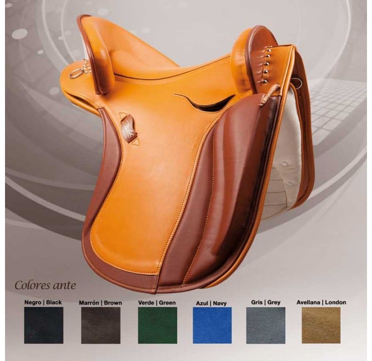 Selle espagnole en cuir - Accessoires animaux