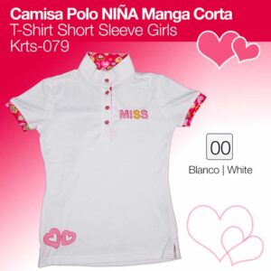 Chemise Polo Fillette À Manches Courtes