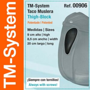 Genouillère Option Selle Zaldi Tm-S Avec Bloc Cuisse