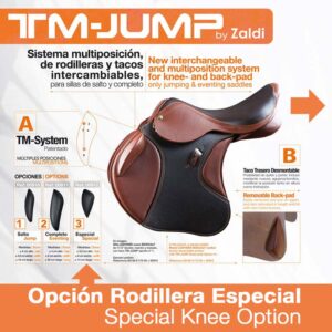 Genouillère Option Selle Zaldi Tm-Jump Nº3