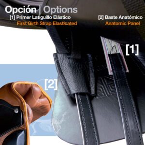 Panneau Anatomique/1er Lat. Élastique Option Selle Zaldi