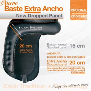 Panneau Large Extra Dropped Panel Option Selle Zaldi