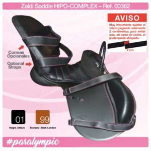 Selle Zaldi Anglaise Paraolympique Hipo