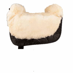 Selle Tapis De Monte Bareback En Peau De Mouton Naturel