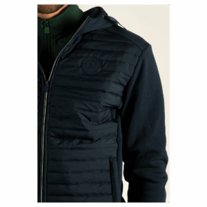 Sweat zippé homme bimatière F&C SAUVO